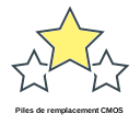 Piles de remplacement CMOS