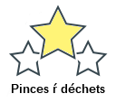 Pinces ŕ déchets