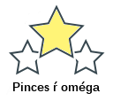 Pinces ŕ oméga