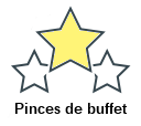 Pinces de buffet