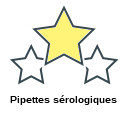 Pipettes sérologiques