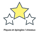 Piques et épingles ŕ cheveux