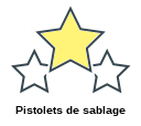 Pistolets de sablage