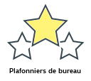 Plafonniers de bureau