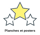 Planches et posters