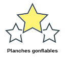 Planches gonflables