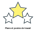 Plans et postes de travail