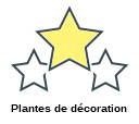 Plantes de décoration