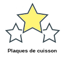 Plaques de cuisson