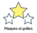 Plaques et grilles