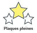 Plaques pleines