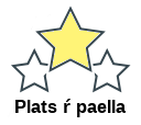 Plats ŕ paella