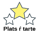 Plats ŕ tarte