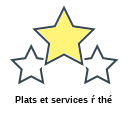 Plats et services ŕ thé