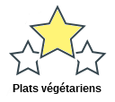 Plats végétariens