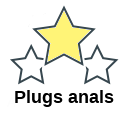 Plugs anals