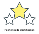 Pochettes de plastification