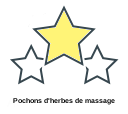 Pochons d'herbes de massage