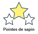 Pointes de sapin