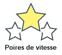 Poires de vitesse