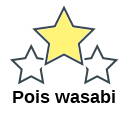 Pois wasabi