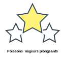 Poissons  nageurs plongeants