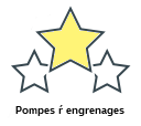 Pompes ŕ engrenages