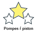 Pompes ŕ piston