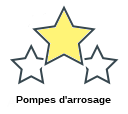 Pompes d'arrosage