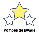 Pompes de lavage