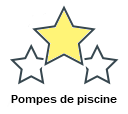 Pompes de piscine