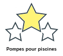 Pompes pour piscines