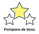 Pompons de tissu