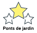 Ponts de jardin