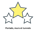 Portails, murs et tunnels