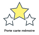 Porte carte mémoire