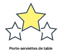 Porte-serviettes de table