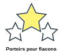 Portoirs pour flacons