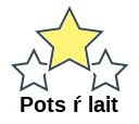 Pots ŕ lait