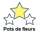 Pots de fleurs