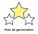 Pots de germination