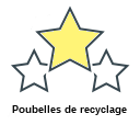 Poubelles de recyclage