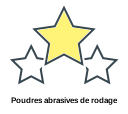 Poudres abrasives de rodage