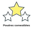 Poudres comestibles