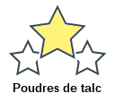 Poudres de talc