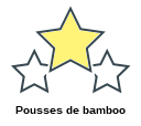 Pousses de bamboo