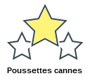Poussettes cannes