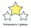 Présentoirs ŕ gâteau