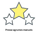 Presse agrumes manuels