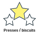 Presses ŕ biscuits